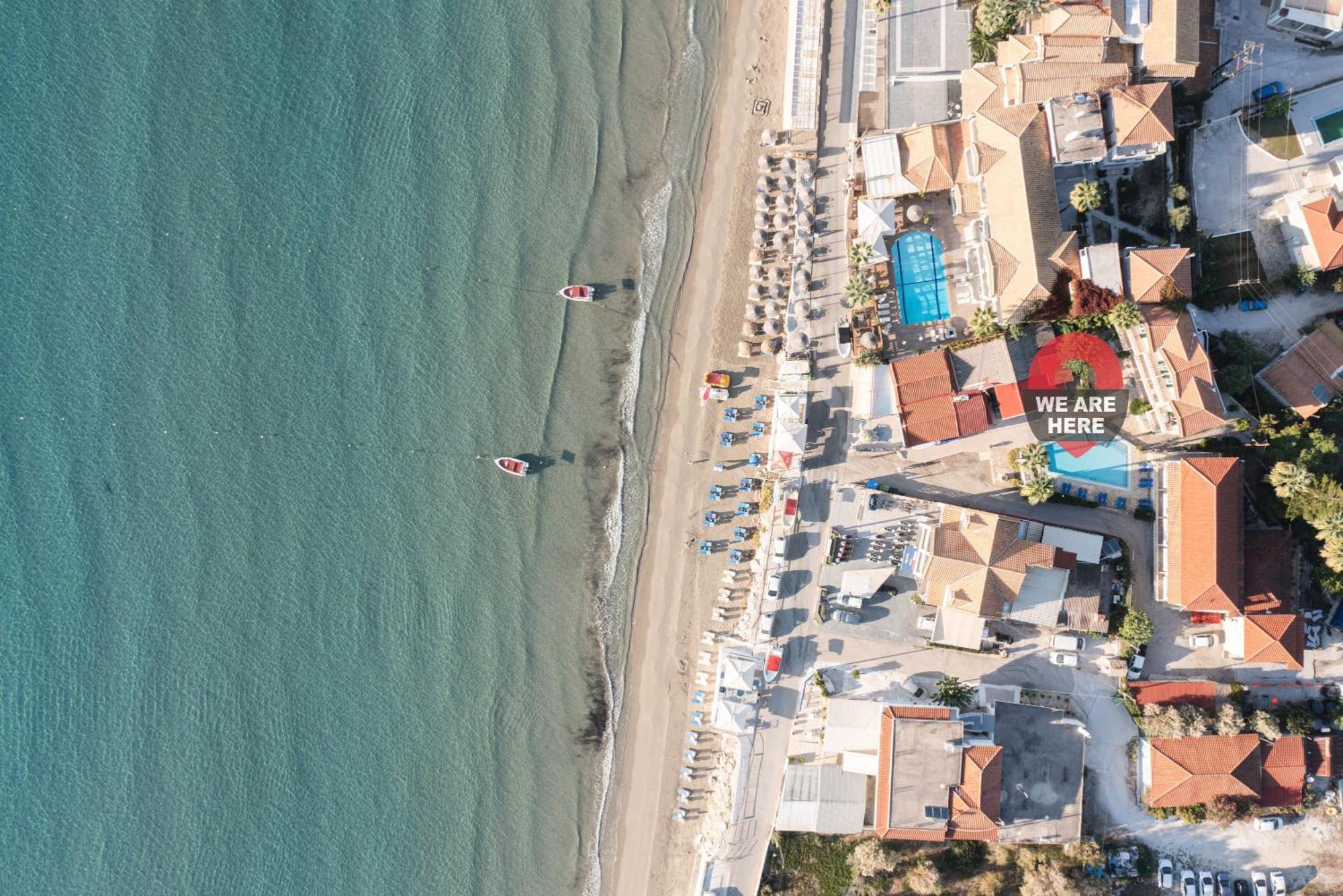 Manthos Beachfront Apartments Laganas Extérieur photo